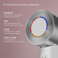 Фен Redmond HD1703 (серый/белый)