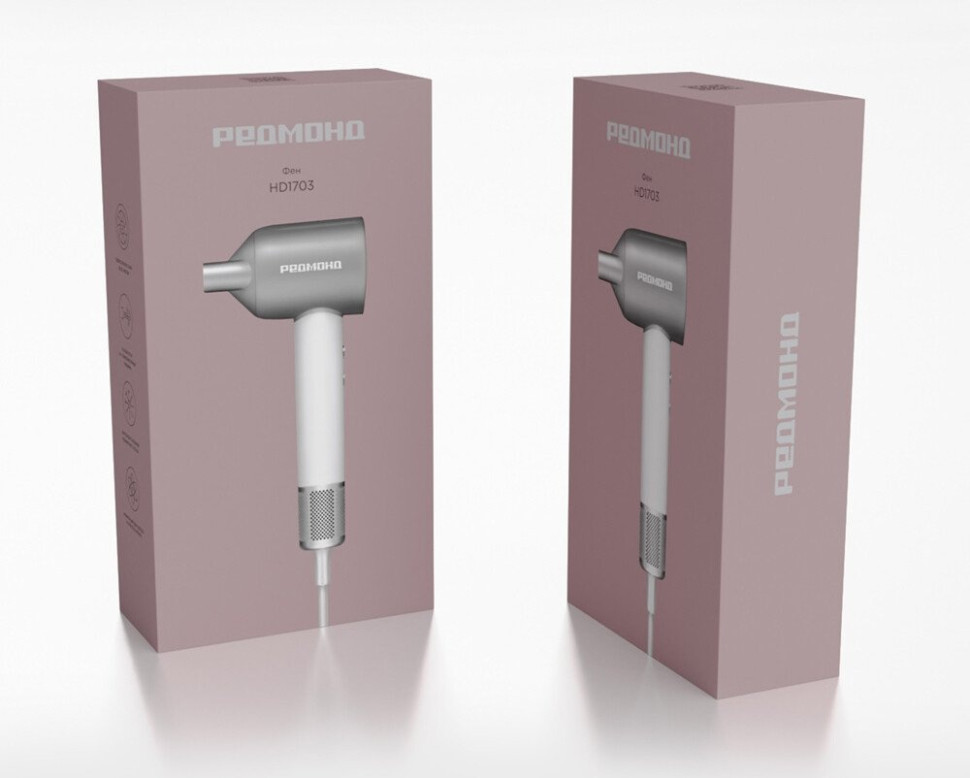 Фен Redmond HD1703 (серый/белый)