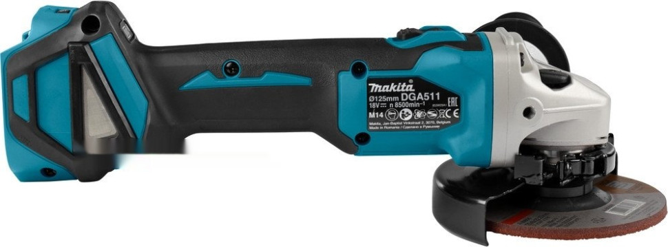 Угловая шлифмашина Makita DGA511RT (с 1-им АКБ, кейс)