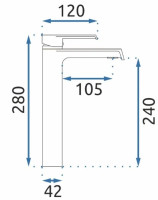 Смеситель Rea Hass Chrome B6207