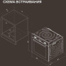 Духовой шкаф Rondell REO 6471 BG