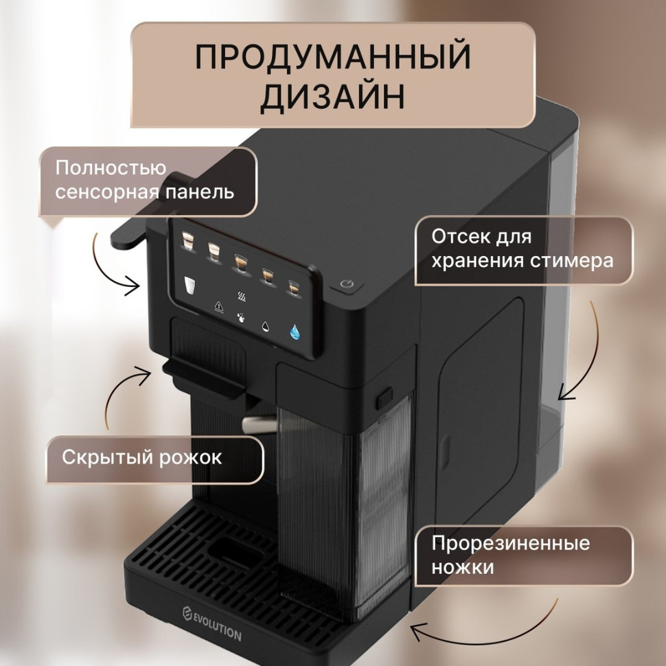 Капсульная кофеварка Evolution Cremoso Prime