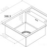 Кухонная мойка Zorg Steel Hammer SH R 6050 LUXE