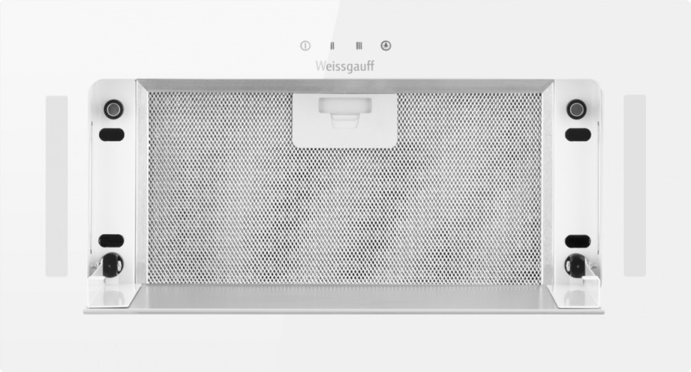 Вытяжка Weissgauff Heavy 600 Touch White Glass
