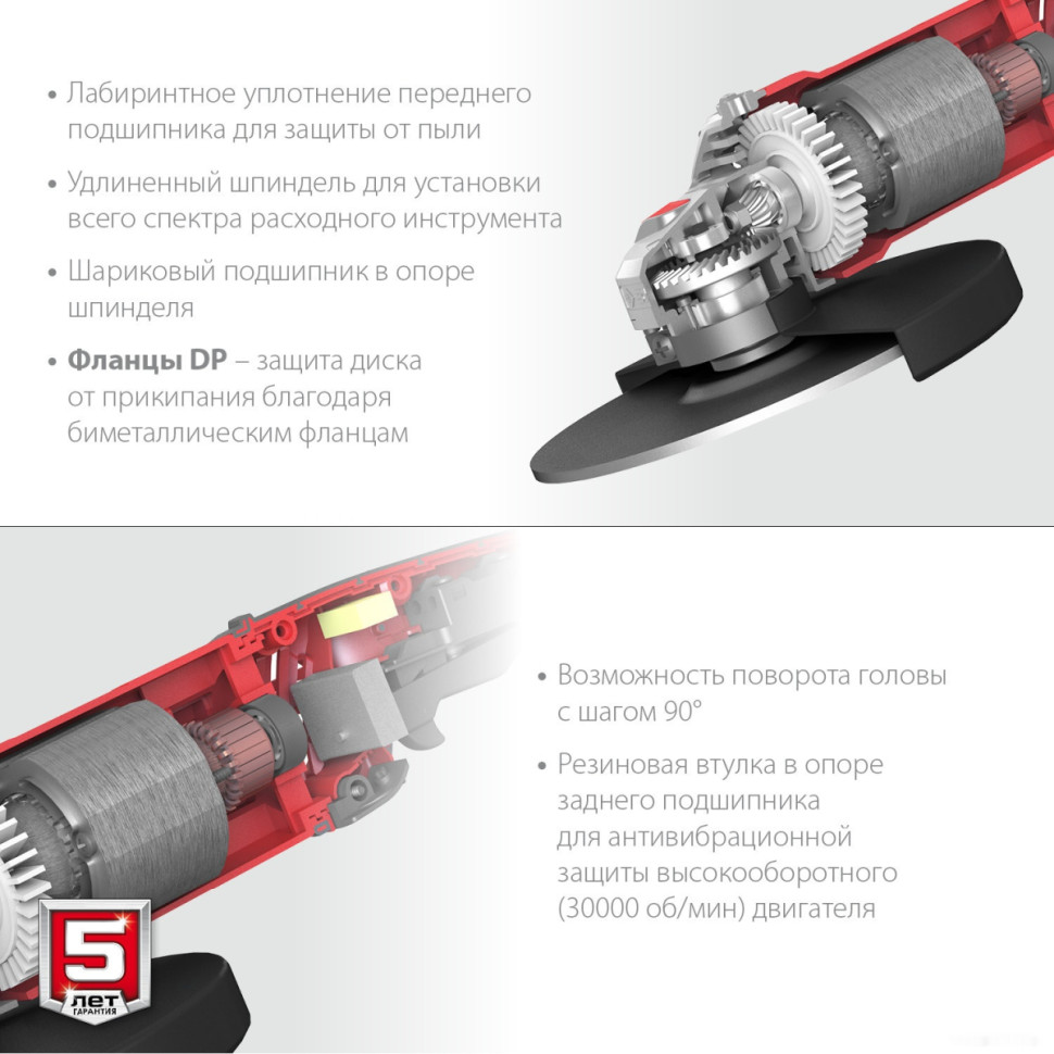 Угловая шлифмашина ЗУБР Мастер УШМ-230-2205 П