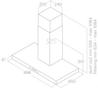 Вытяжка Elica Spot Plus IX/A/90 PRF0097373A
