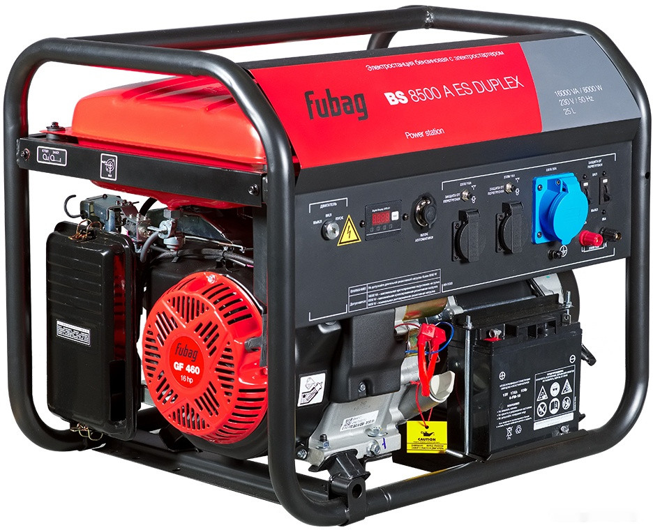 Генератор FUBAG BS 8500 A ES Duplex (с коннектором автоматики)
