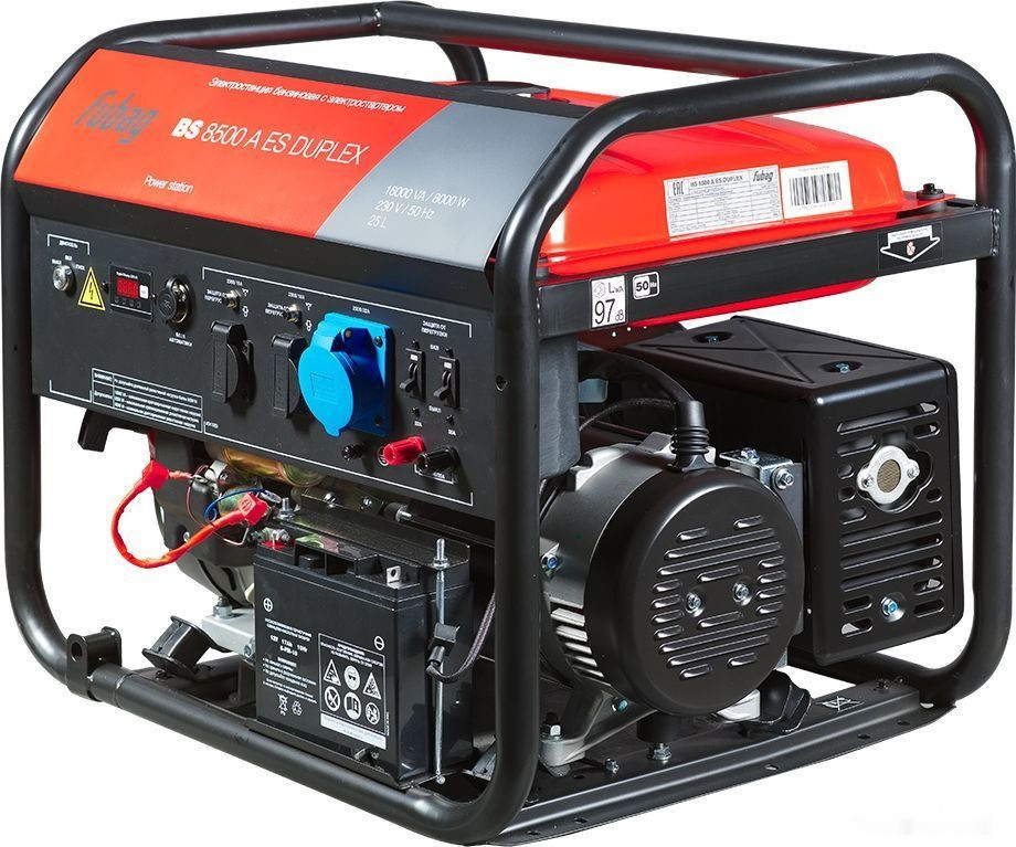 Генератор FUBAG BS 8500 A ES Duplex (с коннектором автоматики)