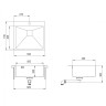 Кухонная мойка AquaSanita Steel AIR 100 N-T graphite