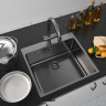 Кухонная мойка AquaSanita Steel AIR 100 N-T graphite