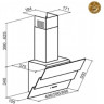 Вытяжка ZorG Technology Vector 700 60 S (сенсор) черная
