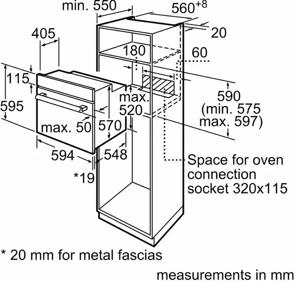 Духовой шкаф Bosch Serie 6 HBJ558YB3Q