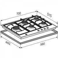 Варочная панель Zigmund &amp; Shtain G 14.7 S