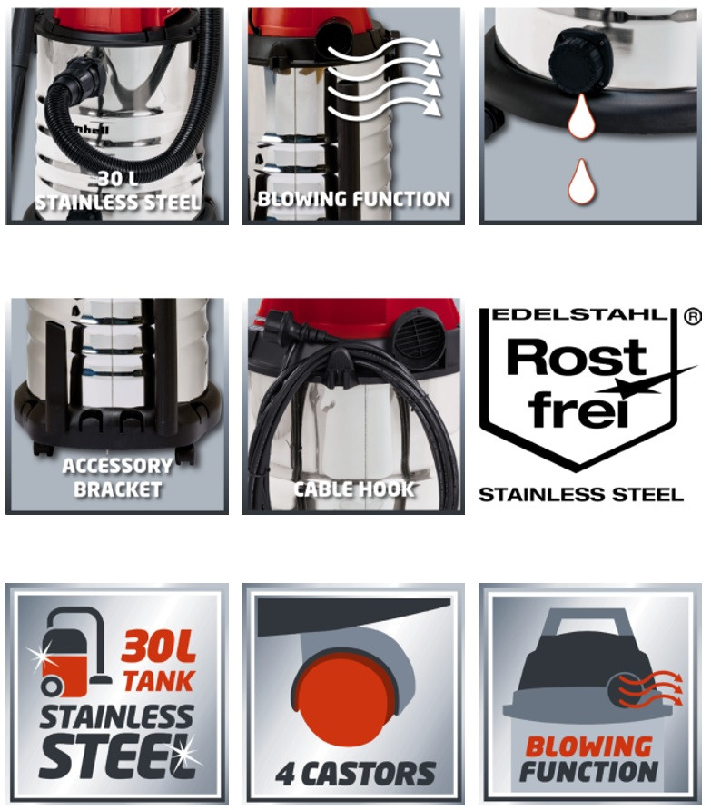 Промышленный пылесос Einhell TC-VC 1930 S