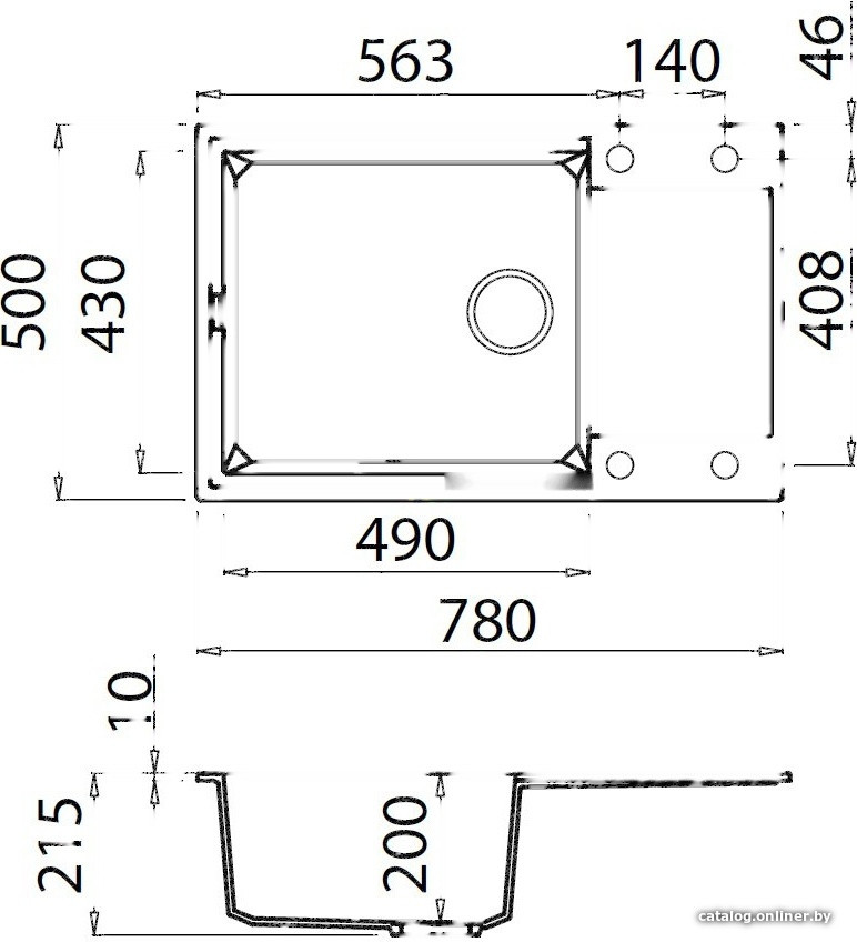 Кухонная мойка Elleci Easy 310 M78 Espresso