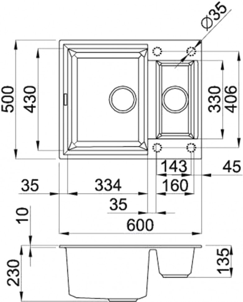 Кухонная мойка Elleci Easy 150 M79 Aluminium