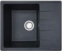 Кухонная мойка БелЭворс Mila R + смеситель W74004-2 + дозатор L405F (черный)