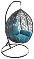 Подвесное кресло LoftyHome Noni 1147 (dark grey/blue)