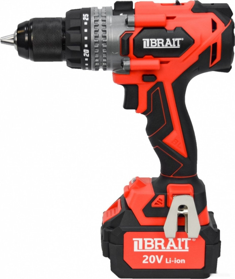 Дрель-шуруповерт Brait BCDI20-4PUMBL PRO (с 1-м АКБ, кейс)