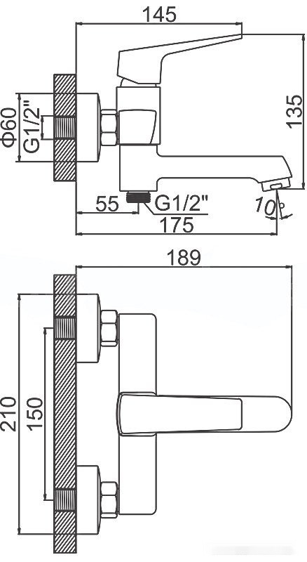 Смеситель Ledeme L3181