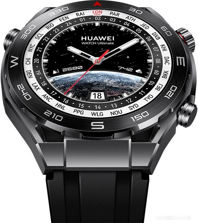 Умные часы Huawei Watch Ultimate (черные скалы)
