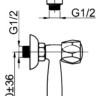 Смеситель Rubineta Globo R-5/K
