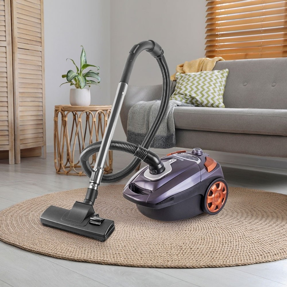 Пылесос Endever SkyClean VC-250 (серый/фиолетовый)