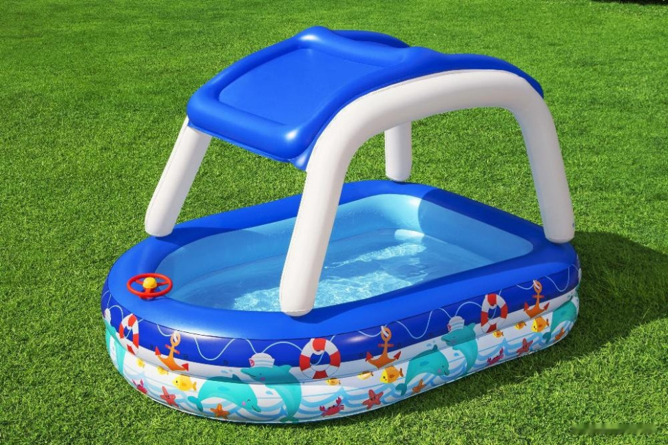 Бассейн Bestway Морской капитан 54370 (213х155х132)