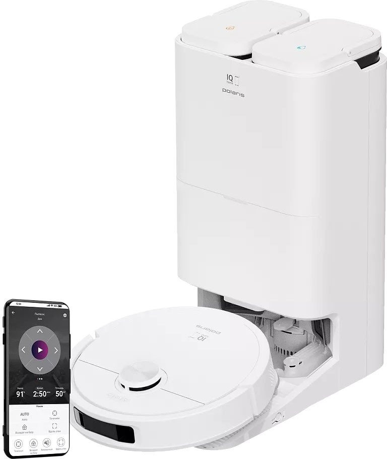Робот-пылесос Polaris PVCRAC 7790 Wi-Fi IQ Home (белый)