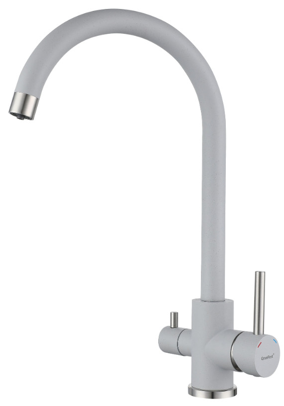 Смеситель GranFest QUARZ GF-Z5420 серый
