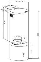 Вытяжка HOMSair Art 1050WL 35 (черный)