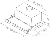 Вытяжка Jet air Orion LX/GR/F/60/VT PRF0099878C