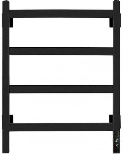 Полотенцесушитель Granula Квадро 40x60 (терморегулятор, черный матовый)