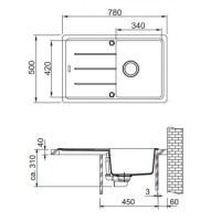 Кухонная мойка Franke BFG 611 миндаль