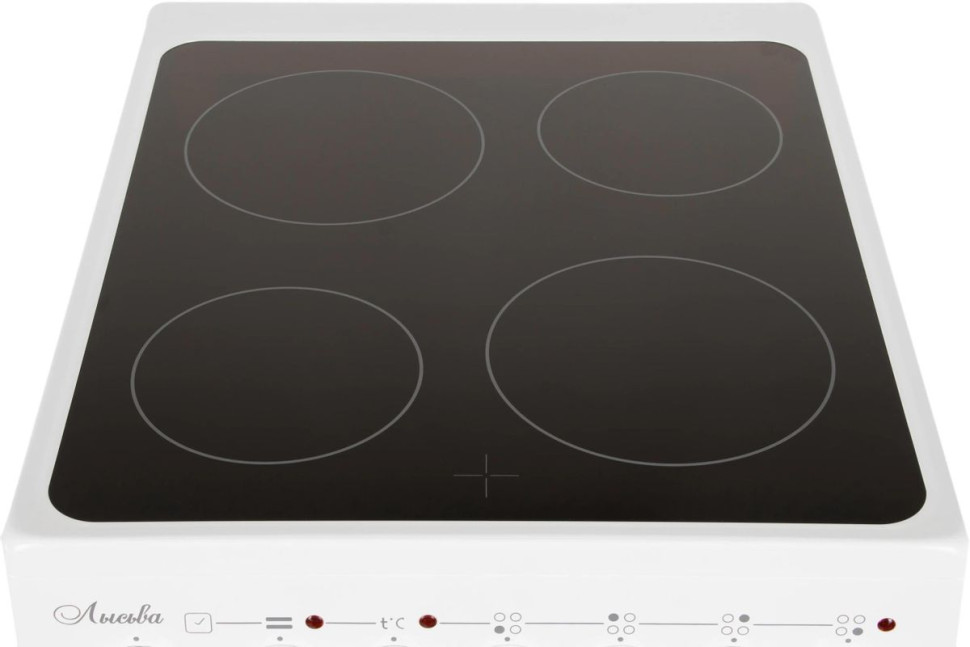 Плита Лысьва EF4006MK00 (без крышки, белый)