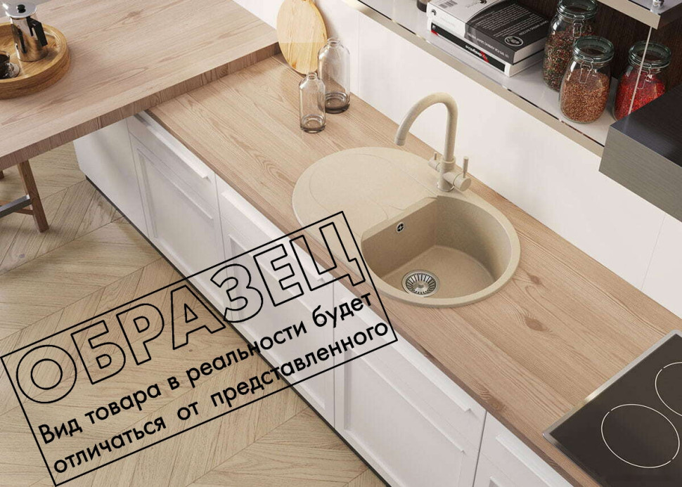 Кухонная мойка Polygran Atol-760 (космос)