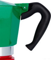 Гейзерная кофеварка Bialetti Moka Express Tricolor (6 порций)