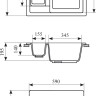 Кухонная мойка Gran-Stone GS-21 (331 белый)