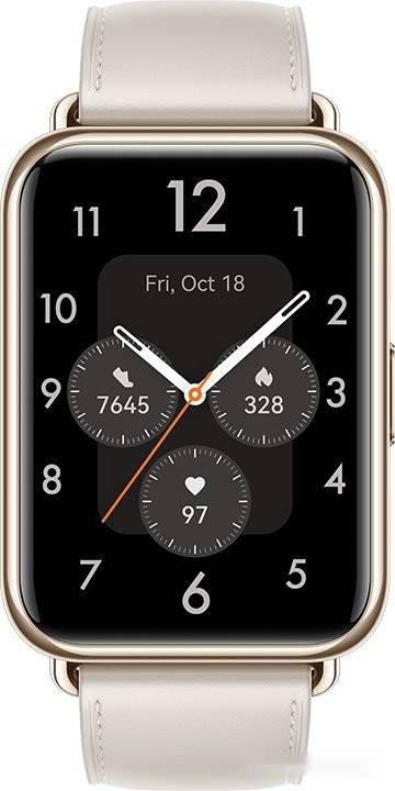 Умные часы Huawei Watch FIT 2 Classic международная версия (лунный белый)