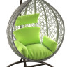 Подвесное кресло LoftyHome Noni 1147 (grey spots/green)
