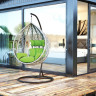 Подвесное кресло LoftyHome Noni 1147 (grey spots/green)