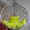 Подвесное кресло LoftyHome Noni 1147 (grey spots/green)