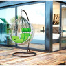 Подвесное кресло LoftyHome Noni 1147 (grey spots/green)