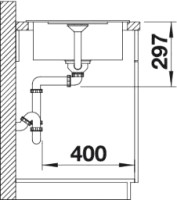 Кухонная мойка Blanco Metra 45S Compact (белый)