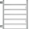 Полотенцесушитель Gloss & Reiter Line lux LeRi ЛБ.(П) 50х70.Л6.П1 (42/25)
