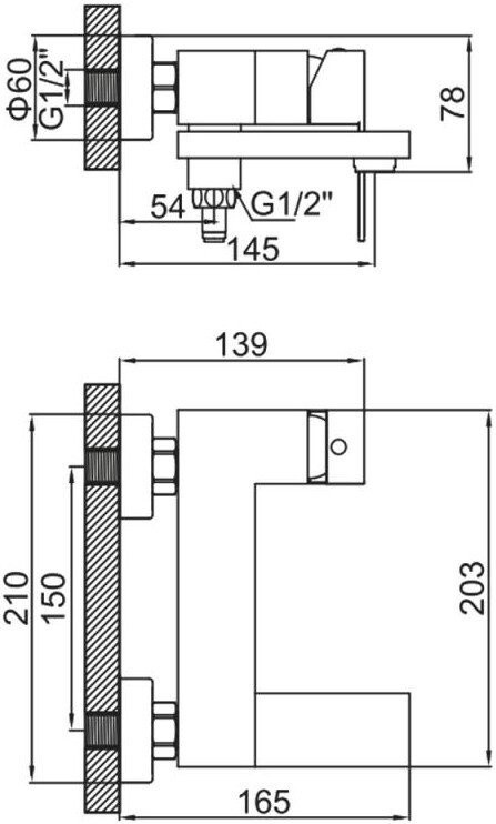 Смеситель Ledeme L73125D
