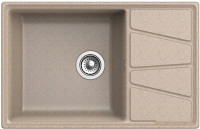 Кухонная мойка GranFest GF-V-780L (песочный)