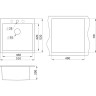 Кухонная мойка Paulmark Praktisch PM105152-GR серый