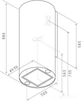 Вытяжка Jet air Pipe BL/A/43 PRF0099229A