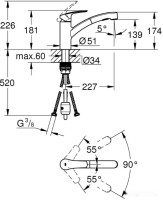 Смеситель Grohe Eurosmart 30305DC1
